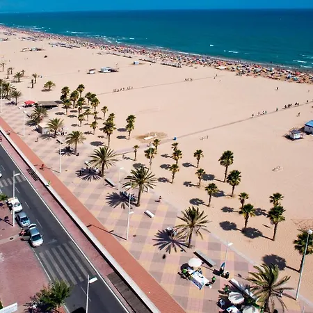 Apartamento Almirante Vista Al Mar - Alquiler Familias Playa de Gandía